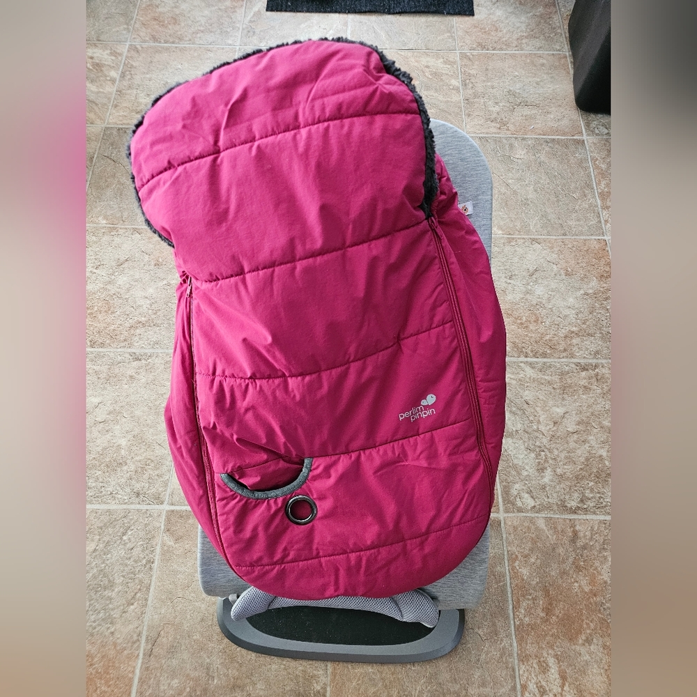 Infant car seat winter cover